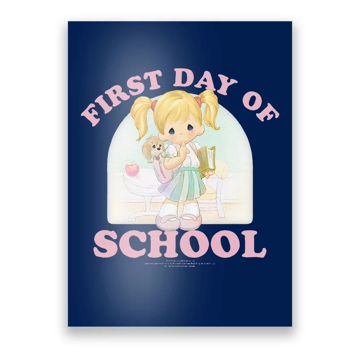 Precious Moments First Day Of School Collegiate Poster Poster