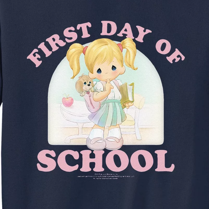 Precious Moments First Day Of School Collegiate Poster Tall Sweatshirt