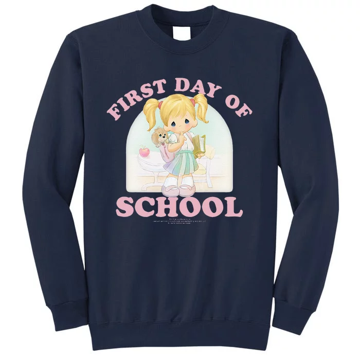 Precious Moments First Day Of School Collegiate Poster Tall Sweatshirt