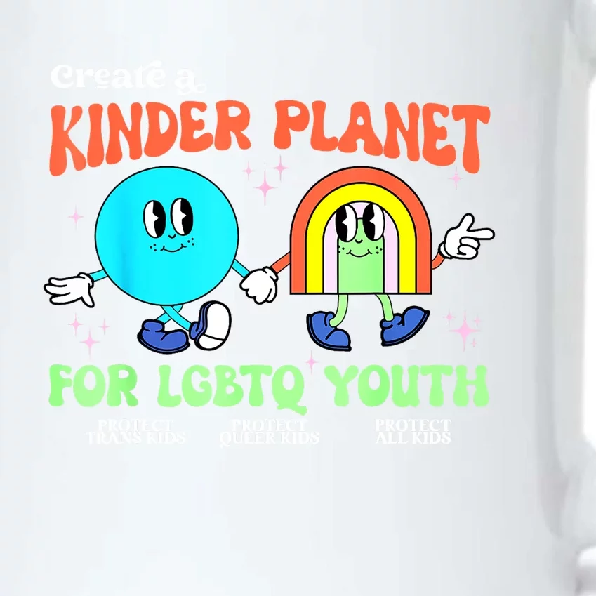 Pride Month Funny Create A Kinder Planet Lgbtq Ally Lgbt Gift Black Color Changing Mug