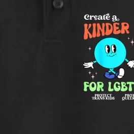 Pride Month Funny Create A Kinder Planet Lgbtq Ally Lgbt Gift Dry Zone Grid Performance Polo