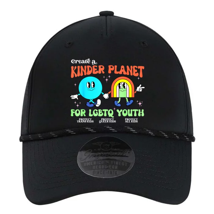 Pride Month Funny Create A Kinder Planet Lgbtq Ally Lgbt Gift Performance The Dyno Cap