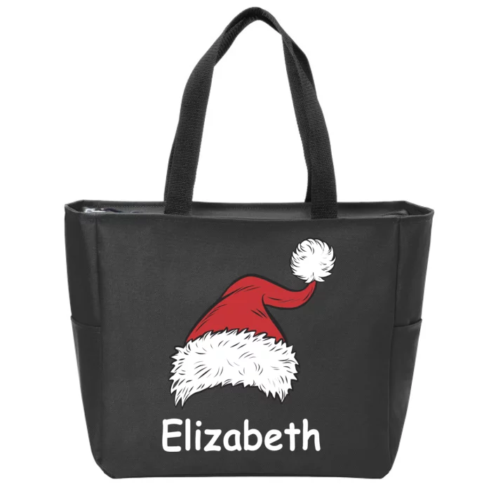 Personalized Matching Family Christmas Custom Zip Tote Bag