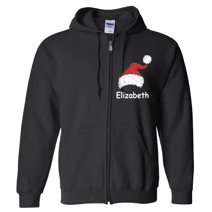 Personalized Matching Family Christmas Custom Full Zip Hoodie