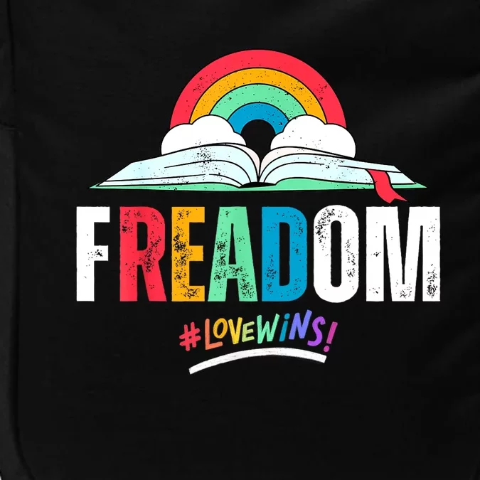 Pride Month Freadom I Read Banned Books Lgbtq Reader Pride Librarian Gift Impact Tech Backpack