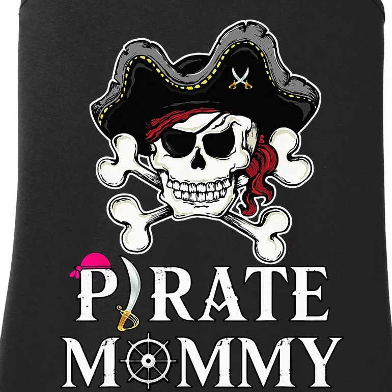 Pirate Mommy Funny Pirate Mom Ladies Essential Tank