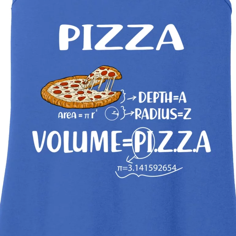 Pizza Math Formulas Math Teacher National Pizza Day Tri Gift Ladies Essential Tank