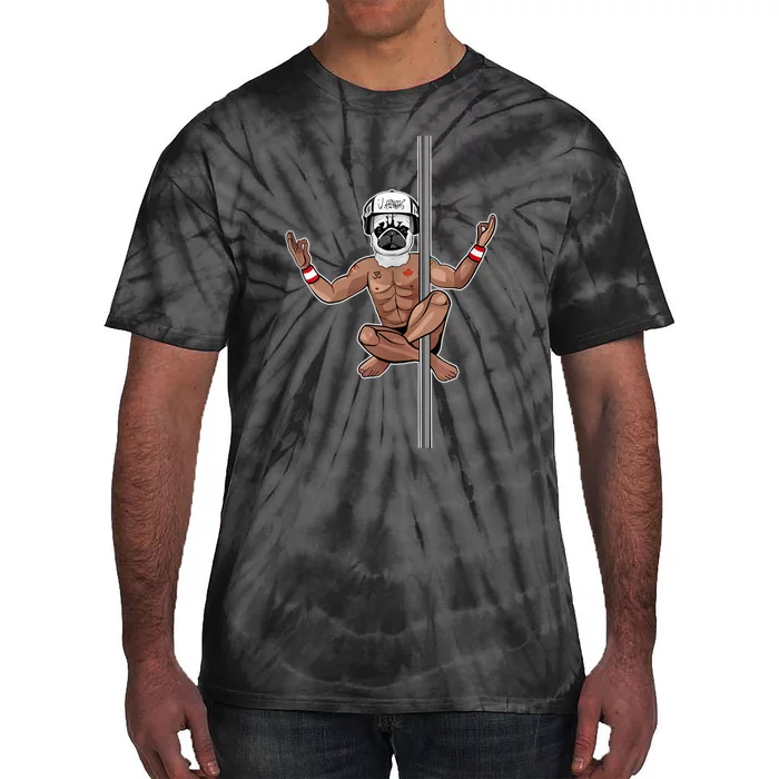 Pug Man Fitness Justin Ashar Snapback Tie-Dye T-Shirt