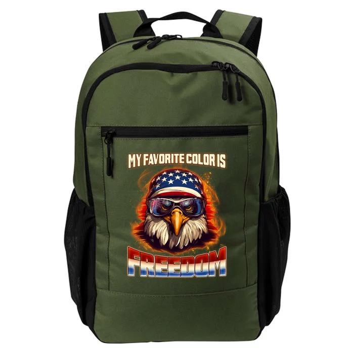 Patriotic My Favorite Color Is Freedom American Eagle Daily Commute Backpack