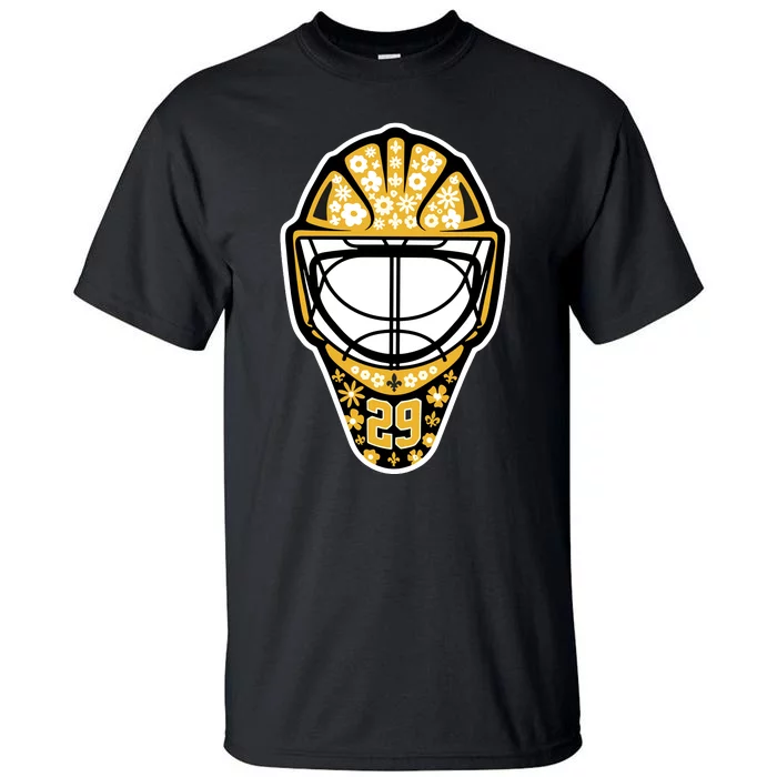 Penguins Marcandré Fleury Number 29 Flower Mask Tall T-Shirt