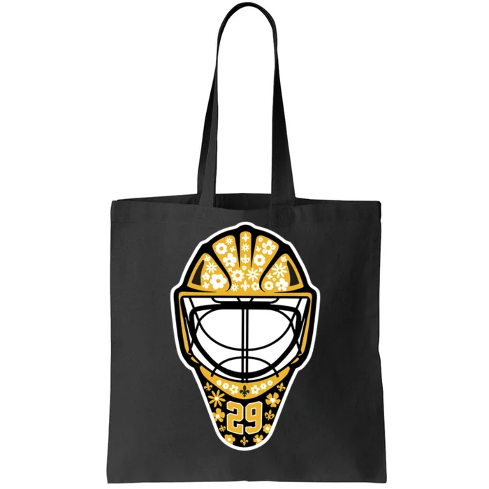 Penguins Marcandré Fleury Number 29 Flower Mask Tote Bag