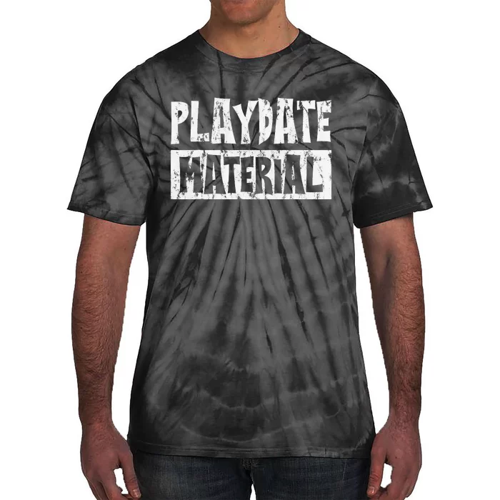 Playdate Material funny saying sarcastic Tie-Dye T-Shirt