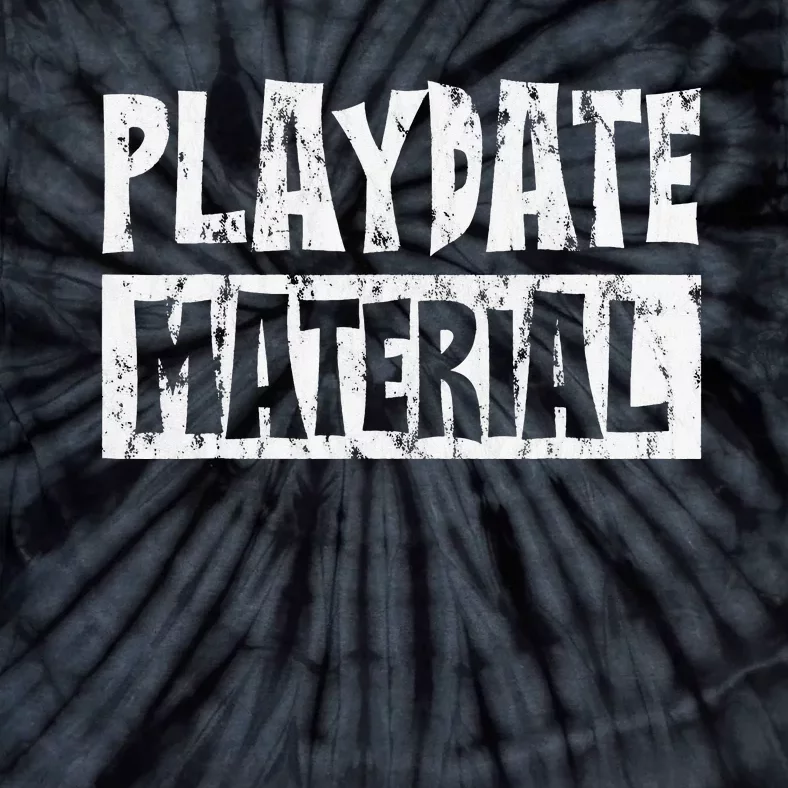 Playdate Material funny saying sarcastic Tie-Dye T-Shirt