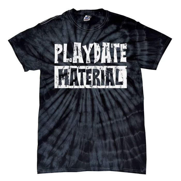 Playdate Material funny saying sarcastic Tie-Dye T-Shirt