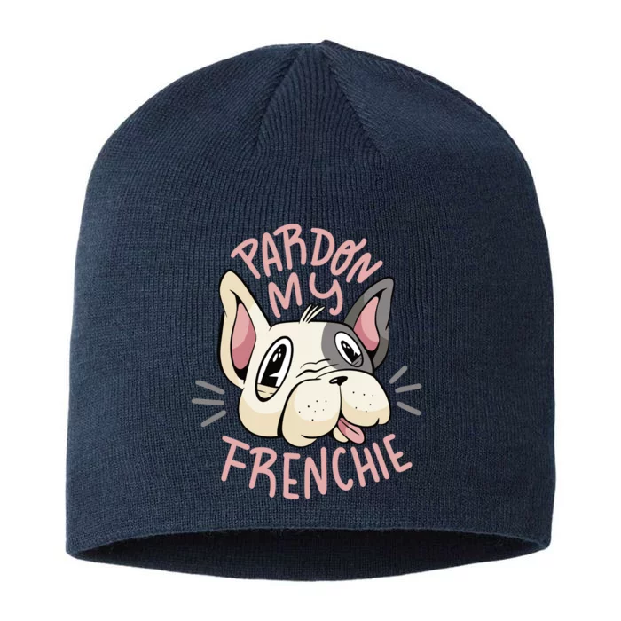 Pardon My Frenchie Bulldog 8 1/2in Sustainable Knit Beanie