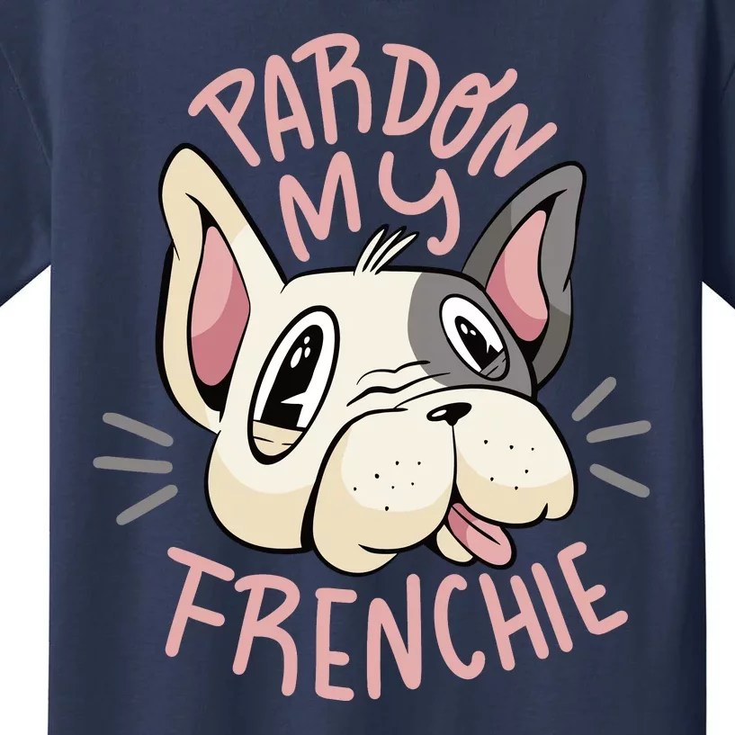 Pardon My Frenchie Bulldog Kids T-Shirt