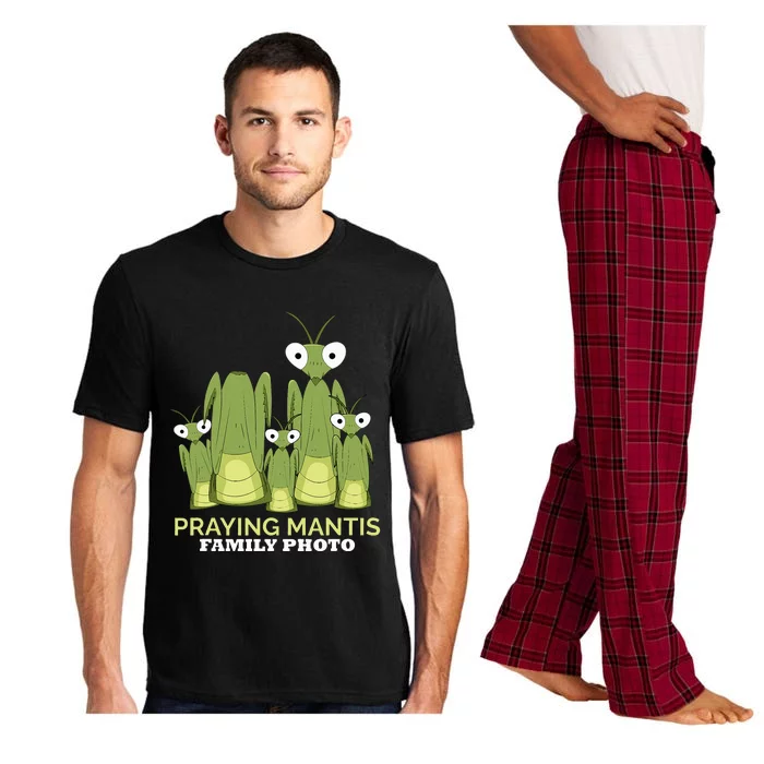 Praying Mantis Family Photo Insect Funny Praying Mantis Pajama Set