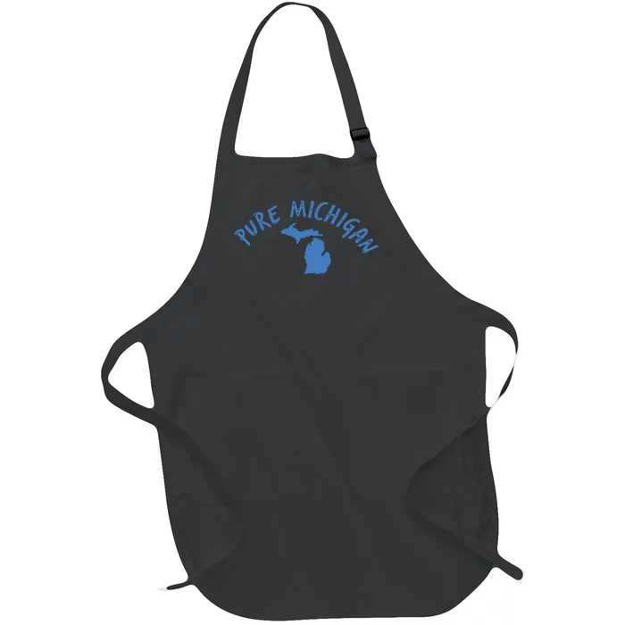 Pure Michigan Fun Water Adventure Vacation Great Gift Idea Full-Length Apron With Pocket