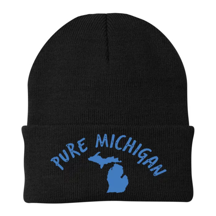 Pure Michigan Fun Water Adventure Vacation Great Gift Idea Knit Cap Winter Beanie