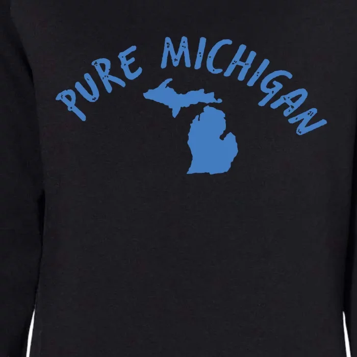 Pure Michigan Fun Water Adventure Vacation Great Gift Idea Womens California Wash Sweatshirt