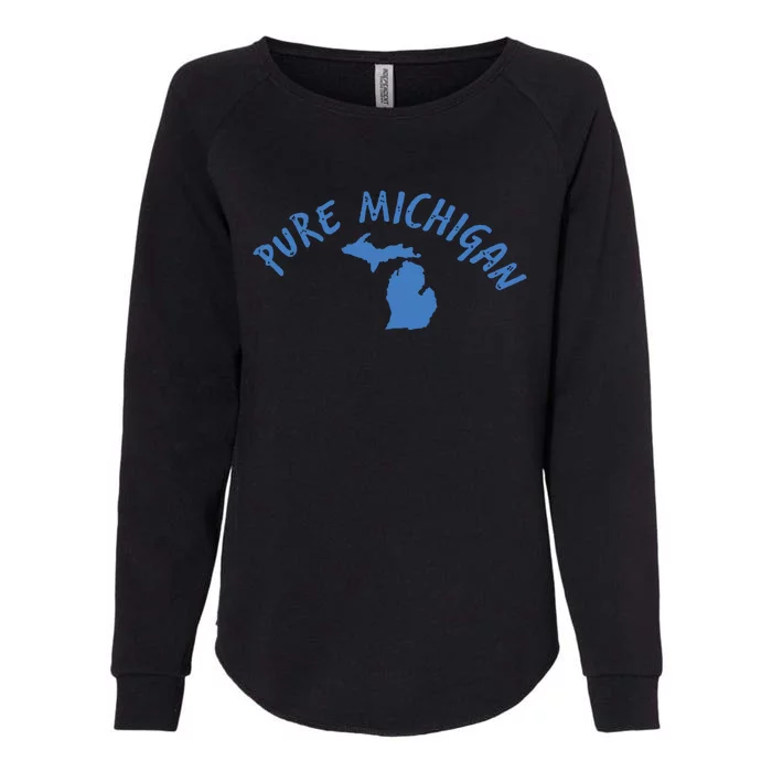 Pure Michigan Fun Water Adventure Vacation Great Gift Idea Womens California Wash Sweatshirt