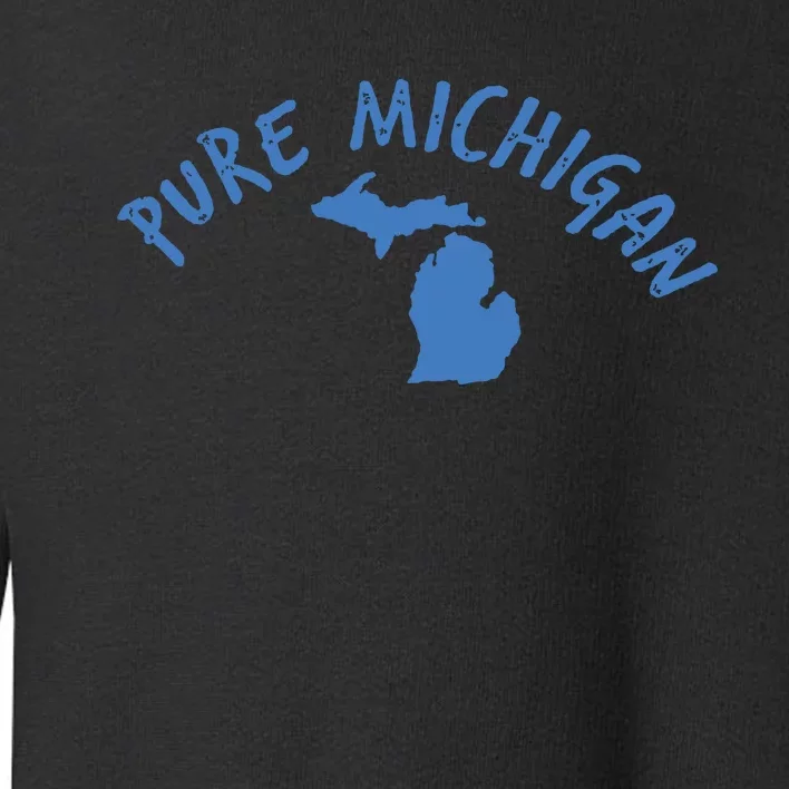 Pure Michigan Fun Water Adventure Vacation Great Gift Idea Toddler Sweatshirt