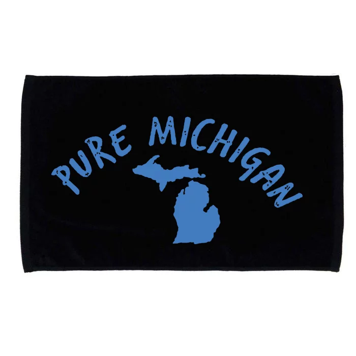 Pure Michigan Fun Water Adventure Vacation Great Gift Idea Microfiber Hand Towel