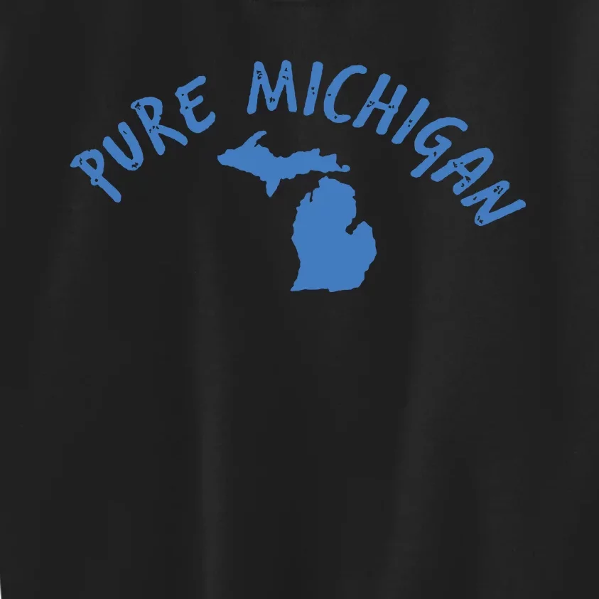 Pure Michigan Fun Water Adventure Vacation Great Gift Idea Kids Sweatshirt