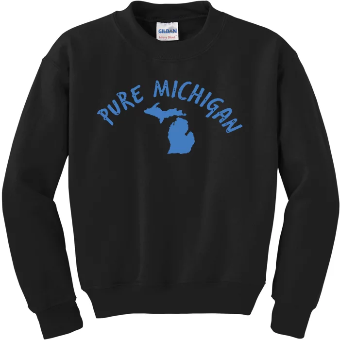 Pure Michigan Fun Water Adventure Vacation Great Gift Idea Kids Sweatshirt