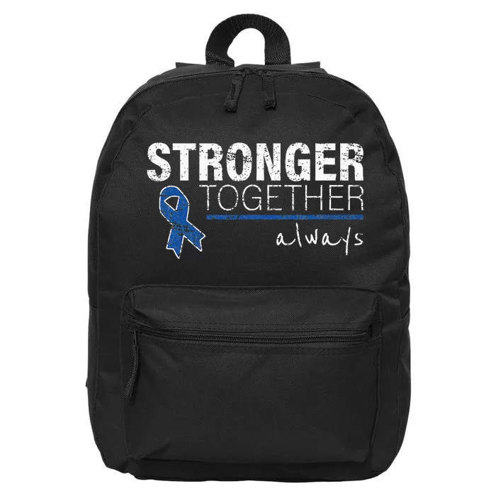 Positive Message For Women Colon Cancer Awareness 16 in Basic Backpack