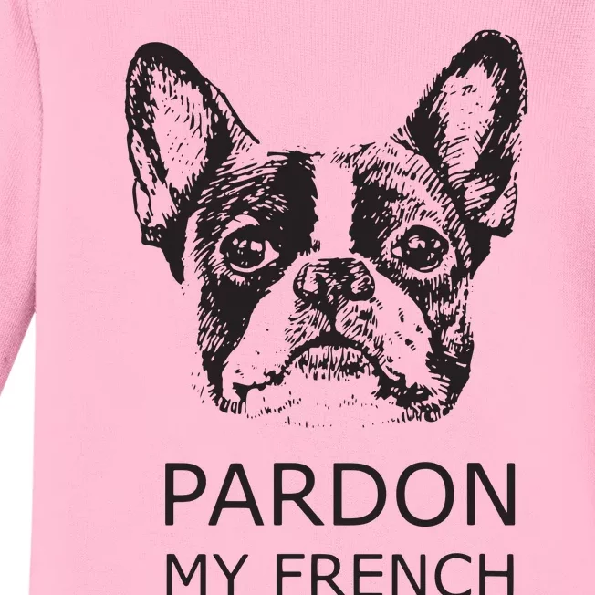 Pardon My French T Best Gift Baby Long Sleeve Bodysuit