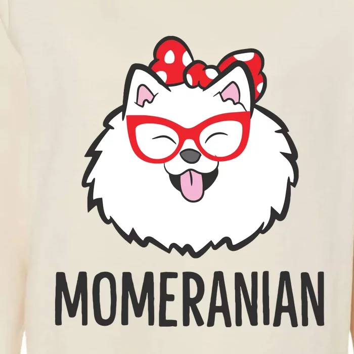 Pomeranian Mom Funny Momeranian Cute Pomeranian Womens California Wash Sweatshirt