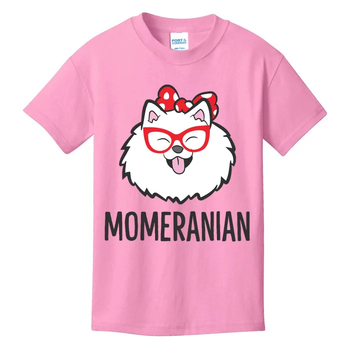 Pomeranian Mom Funny Momeranian Cute Pomeranian Kids T-Shirt