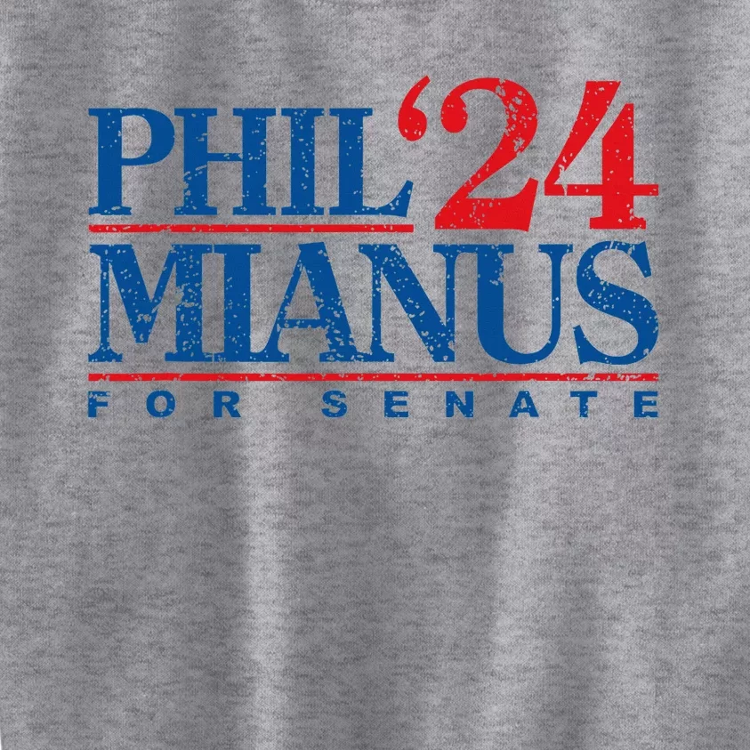 Phil Mianus For Senate 2024 Phil Mianus Election Kids Sweatshirt