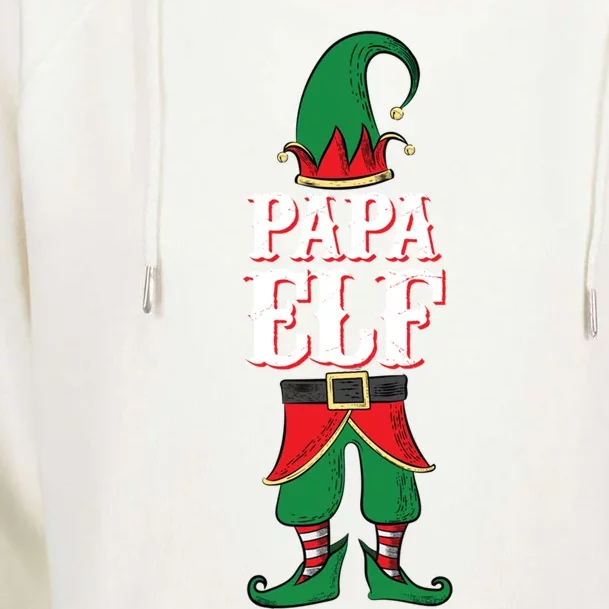 Papa Meaningful Gift Mom And Dad Matching Family Christmas Cute Gift Womens Funnel Neck Pullover Hood