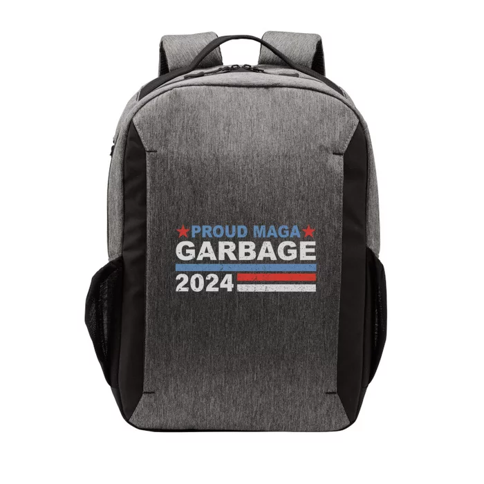 Proud Maga Garbage Proud To Be Garbage Trump Supporters Vector Backpack