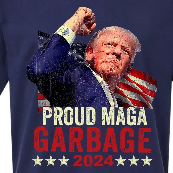 Proud Maga Garbage Proud To Be Garbage Trump Supporters Sueded Cloud Jersey T-Shirt