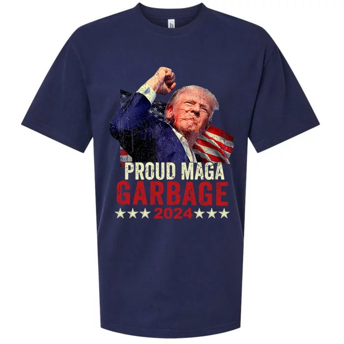 Proud Maga Garbage Proud To Be Garbage Trump Supporters Sueded Cloud Jersey T-Shirt