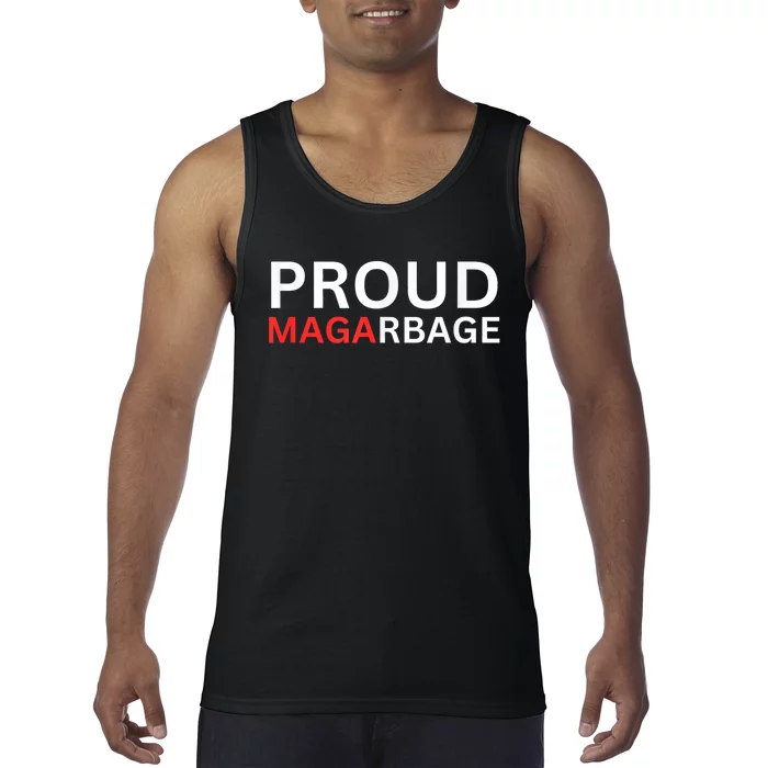 Proud Maga Garbage Trump Supporters Tank Top