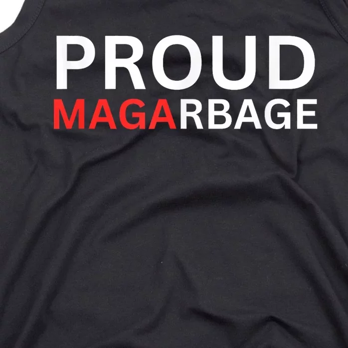 Proud Maga Garbage Trump Supporters Tank Top