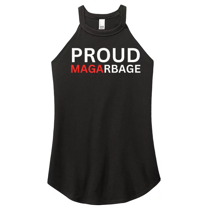 Proud Maga Garbage Trump Supporters Women’s Perfect Tri Rocker Tank