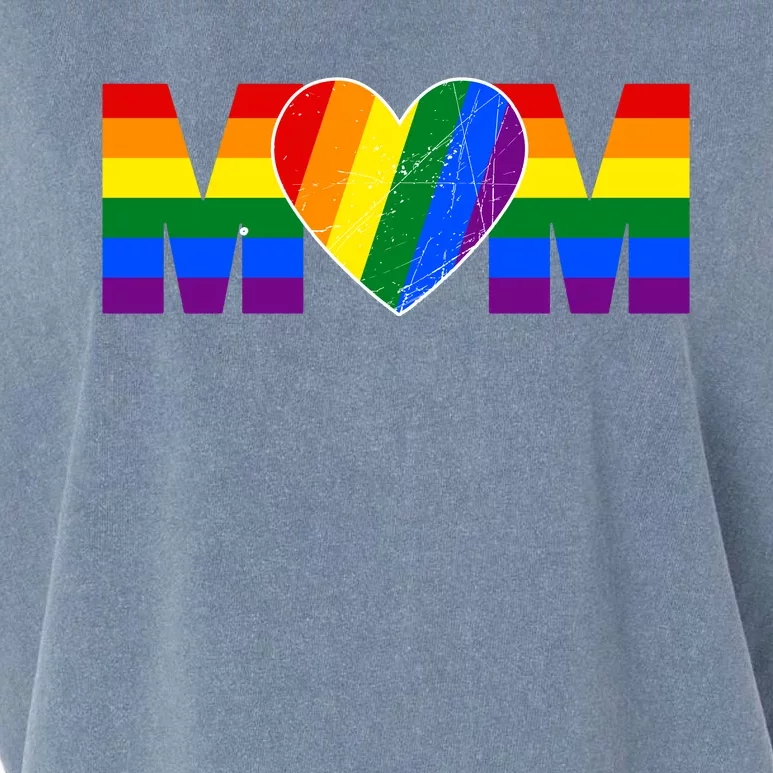 Pride Month Graphic For Mom Lover Garment-Dyed Women's Muscle Tee