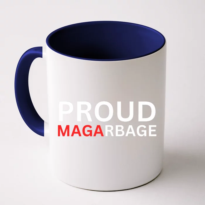 Proud Maga Garbage Trump Supporters Front & Back Coffee Mug