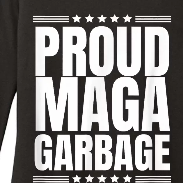 Proud Maga Garbage Trump Supporter Womens CVC Long Sleeve Shirt