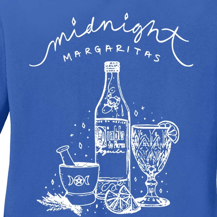 Practical Magic Gardening Witch Midnight Margaritas Planting Great Gift Ladies Long Sleeve Shirt