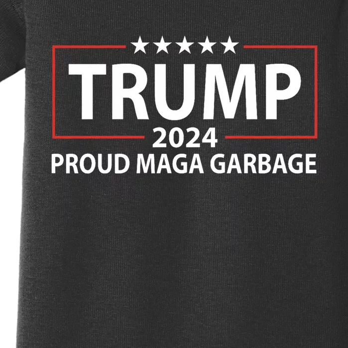 Proud Maga Garbage Trump Supporter Baby Bodysuit