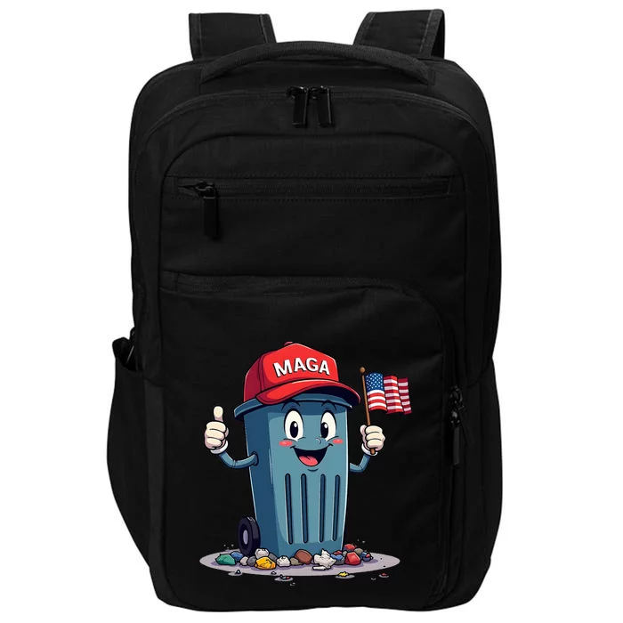 Proud Maga Garbage Trump Supporter Impact Tech Backpack