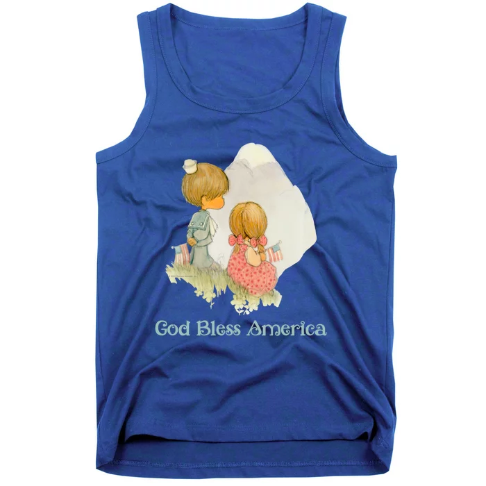 Precious Mots God Bless America Cute Gift Tank Top