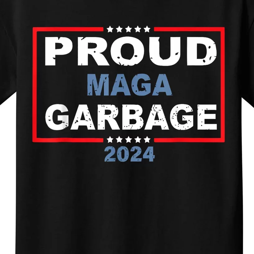 Proud Maga Garbage Trump Supporter Kids T-Shirt