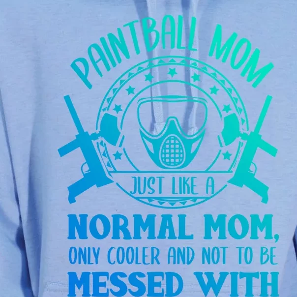 Paintball Mom Great Gift Funny Mother Paintballer Paintballing Gift Unisex Surf Hoodie